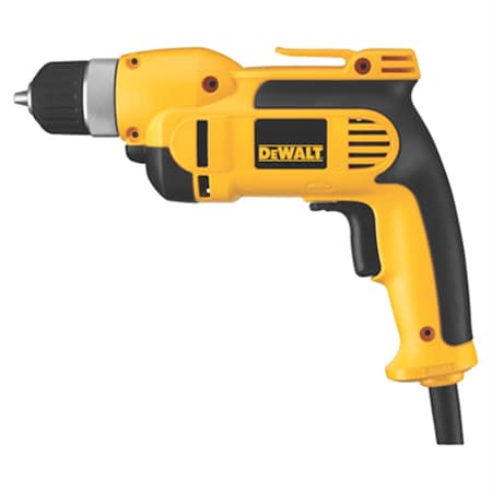 Dewalt Corded 3/8" Drive VSR Pistol Grip Drill Kit with Keyless Chuck Kit DWTDWD110K